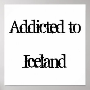 Toegewezen aan IJsland Poster
