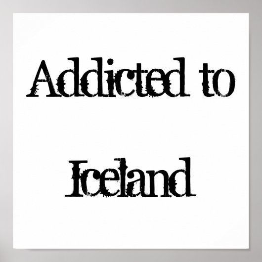 Toegewezen aan IJsland Poster (Voorkant)