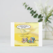 Toegewezen aan koffie door Cartoons van de Londens Briefkaart (Staand voorkant)