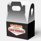 Toegewezen aan Las Vegas, Nevada Funny Sign Bedankdoosjes (Geopend)