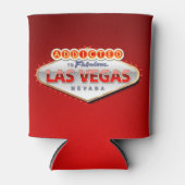 Toegewezen aan Las Vegas, Nevada Funny Sign Blikjeskoeler (Voorkant)