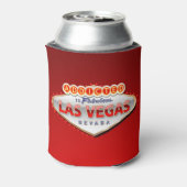 Toegewezen aan Las Vegas, Nevada Funny Sign Blikjeskoeler (Blikje Achterkant)
