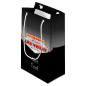 Toegewezen aan Las Vegas, Nevada Funny Sign Klein Cadeauzakje (Voorkant Gekanteld)