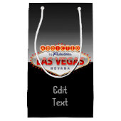 Toegewezen aan Las Vegas, Nevada Funny Sign Klein Cadeauzakje (Voorkant)