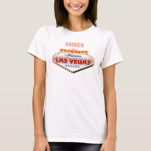 Toegewezen aan Las Vegas, Nevada Funny Sign T-shirt