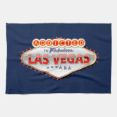 Toegewezen aan Las Vegas, Nevada Funny Sign Theedoek (Horizontaal)