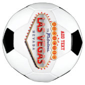 Toegewezen aan Las Vegas, Nevada Funny Sign Voetbal (Gedraaid)