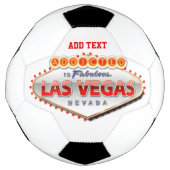 Toegewezen aan Las Vegas, Nevada Funny Sign Voetbal (Voorkant)