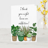 Toegewezen aan Planten | Funny Friendship Kaart (Gele Bloem)