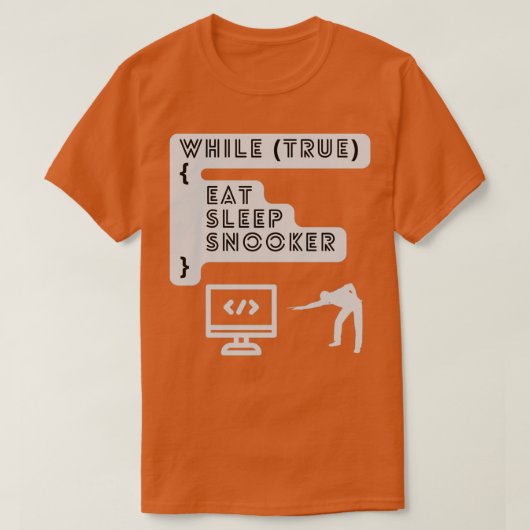 Toegewezen aan snooker v4 t-shirt (Design voorkant)
