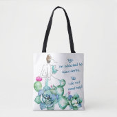 Toegewezen aan Succulents Canvas tas (Voorkant)