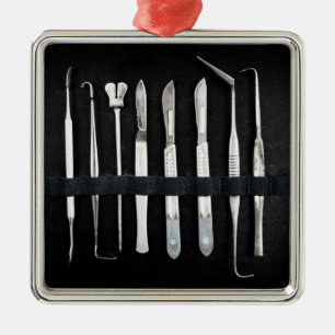 Toegewezen Antiek hulpmiddelen voor inschakeling Metalen Ornament