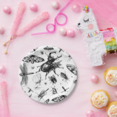 Toegewezen insecten papieren bordje (Feest)