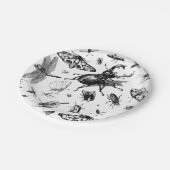 Toegewezen insecten papieren bordje (Gekanteld)