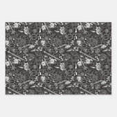 Toegewezen muziek en papierbladen voor overvulling inpakpapier vel (Voorkant 2)