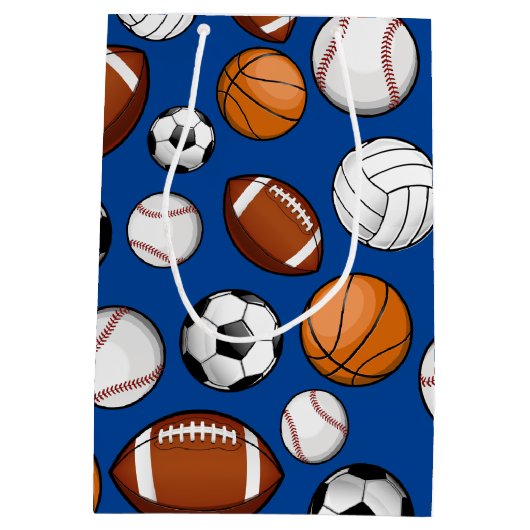 Toegewezen poorten Alle STAR aangepaste tekst Blau Medium Cadeauzakje (Achterkant)