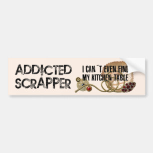 Toegewezen schelp bumpersticker
