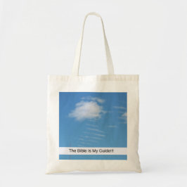 Toegewijd aan de Heer en de Bijbel is mijn gids Tote Bag