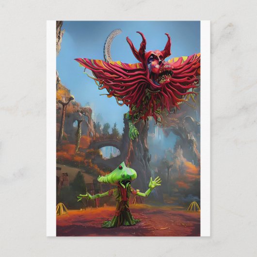 Toegewijd aan dromen briefkaart (Voorkant)