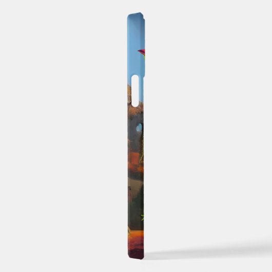 Toegewijd aan dromen iPhone hoesje (Rechterkant)