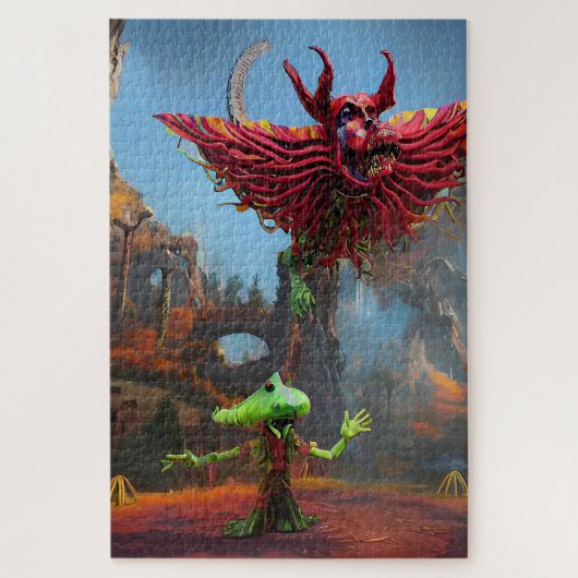 Toegewijd aan dromen legpuzzel (Verticaal)