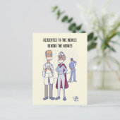 Toegewijd aan het Heros Briefkaart (Staand voorkant)