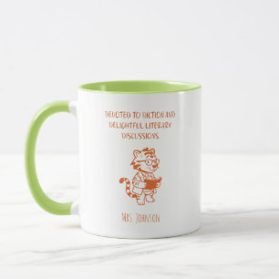 Toegewijd aan Woordkeus Genoegen Literatuurdiscuss Mok