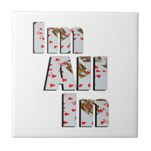 Toegewijd: All in at Poker, Tegeltje