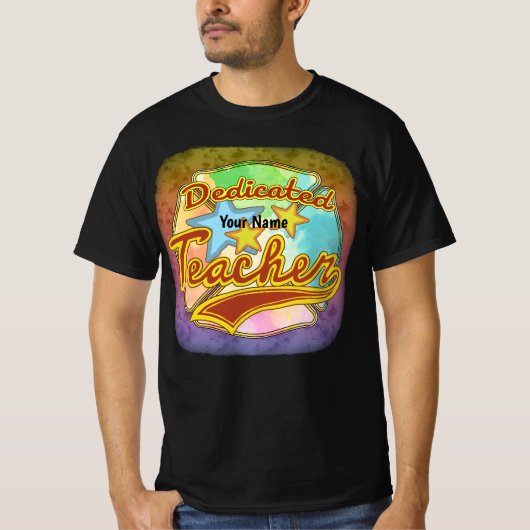 Toegewijd Docent T-Shirt (Voorkant)