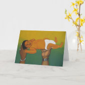 Toegewijd Kaart (Gele Bloem)