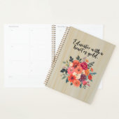 Toegewijd Onderwijzer Hart van Goud Waardering Planner (Display)