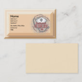 Toegewijd verpleegkundige axioma visitekaartje (Voorkant / Achterkant)