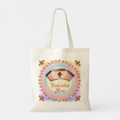 Toegewijd verpleegkundige pet tote bag (Achterkant)