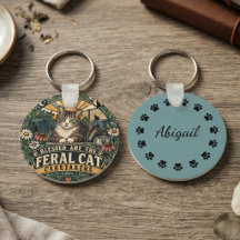 Toegewijde bosgroene vintage verwilderde kat