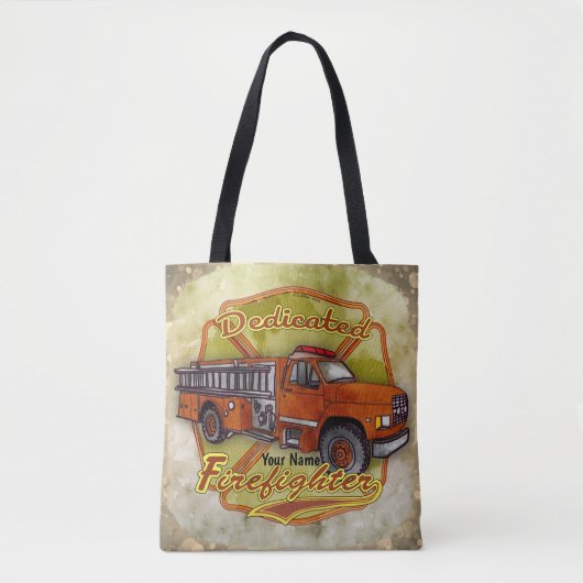 Toegewijde brandweerman tote bag (Voorkant)