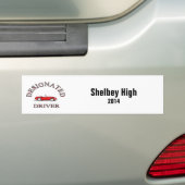 Toegewijde Driver High School Bumpersticker (Op auto)