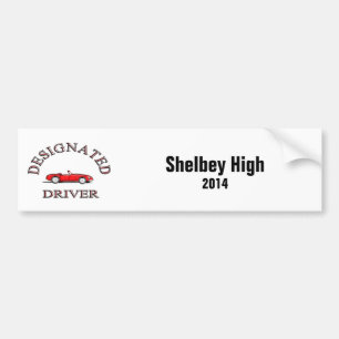 Toegewijde Driver High School Bumpersticker