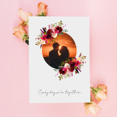 Toegewijde genegenheid - Grijze Valentijnsdag kaar