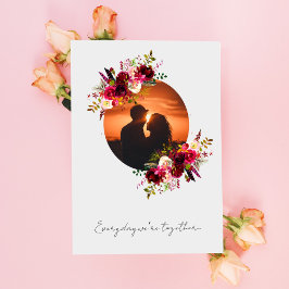 Toegewijde genegenheid - Grijze Valentijnsdag kaar