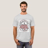 Toegewijde Nurse Axiom aangepaste verpleegkundigen T-shirt (Voorkant volledig)