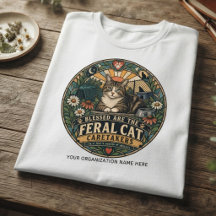 Toegewijde Oker Groen Vintage Verwilderde Kat