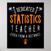 Toegewijde Statistiekleraar Virtueel Leren Prof
