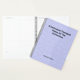 Toegewijde Therapeut Maakt Het Verschil Planner