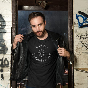 Toegewijde vader t-shirt