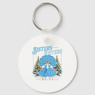 Toegewijde Zusters Witte Kerstmis Merry Christmas Sleutelhanger