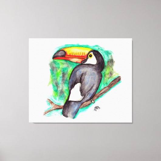 Toekan Canvas Afdruk (Voorkant)