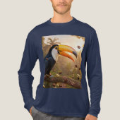 TOEKAN - KOFFIEKONINGIN Tri-Blend SHIRT (Voorkant volledig)