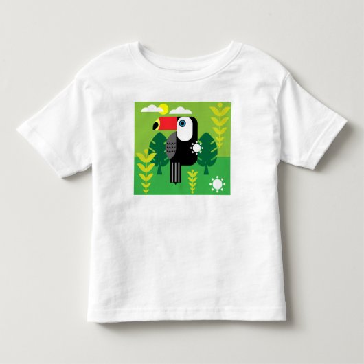 Toekan Tropische Vogel Kinder Shirts (Voorkant)