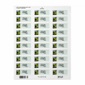 TOEKAN VOGEL Retouradreslabels Etiket (Full Sheet)