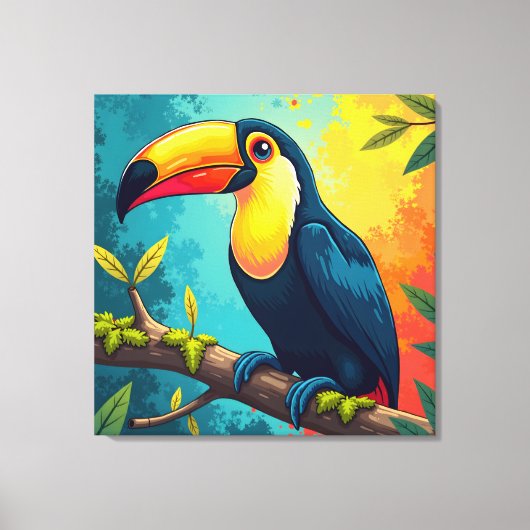 Toekans Canvas Afdruk (Voorkant)